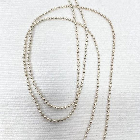 Cross Pendant Opalescent And  Clear Rhinestones Pave Silver Tone Ball Chain - Picture 6 of 10